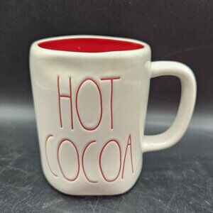 Rae Dunn Magenta Artisan Collection  "Hot  Cocoa" Coffee Cup Mug Christmas